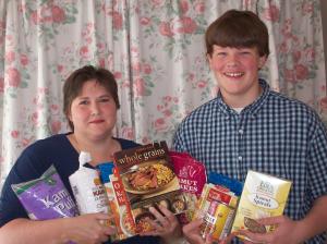 Jenny and Andrew Hatch with Kamut Products