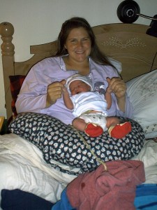 jen-and-ben-three-hours-after-birth