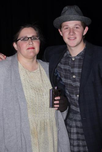 Jenny and Jeff in Hooverville costumes