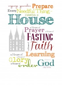 Fasting a house of
