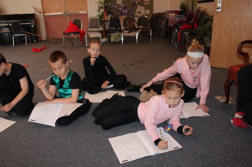 During class we spend time learning Music Theory. 