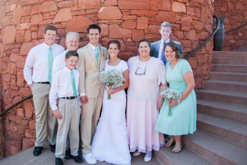 Hatch Fam at Allisons wedding