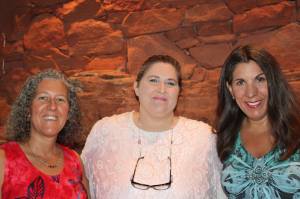 Lynn, Jenny, and Laura at Allisons Wedding
